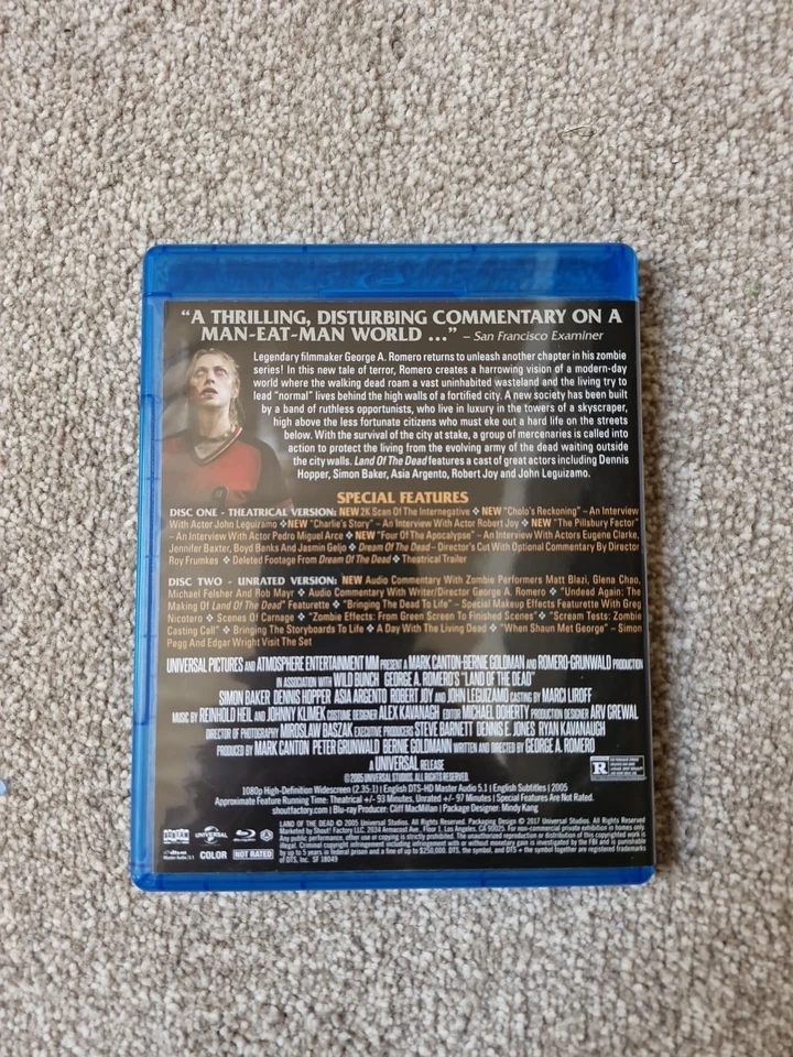 land of the dead collectors edition blu ray (import) - Image 2 of 3