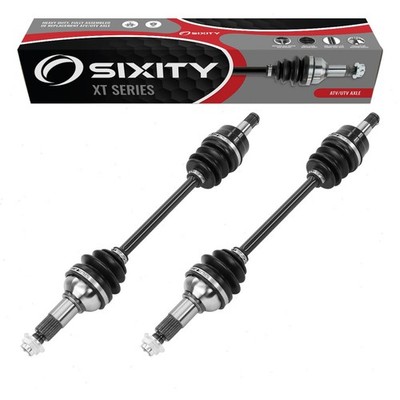 2 pc Sixity XT Front Left Right Axles for Yamaha YFM700 Grizzly FI 4x4 Auto 9t