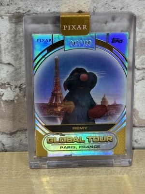 2025 Topps Disney Pixar Remy Global Tour Gold Foil #47/100