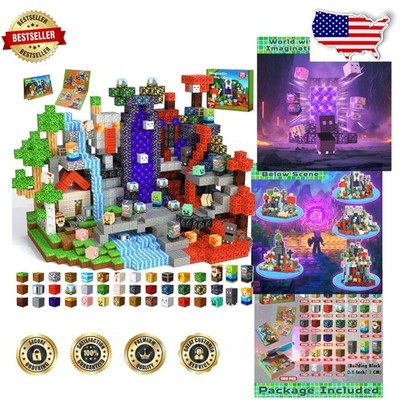 Large 400pc Magnetic Building Blocks Set - Durable, Safe, Creative Play for Kids
