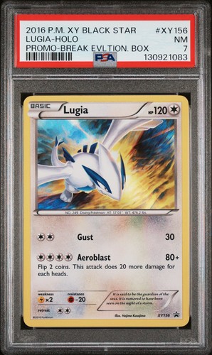 Lugia graded PSA 7 for sale on eBay