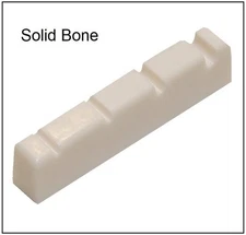 GeetarGizmos 38mm / 1 1/2" BONE NUT handmade for DEAN 4 Bass Guitars