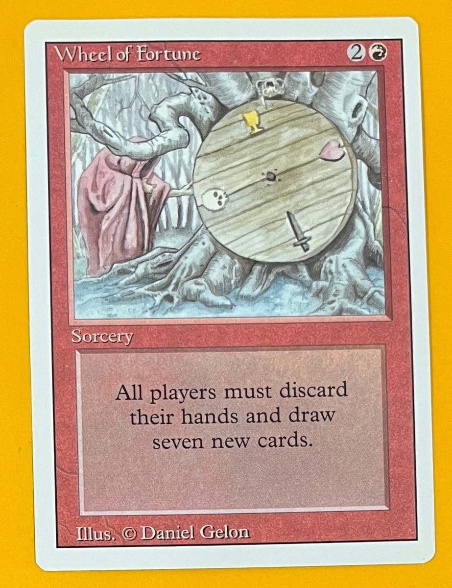 Wheel Of Fortune In Individual Magic: The Gathering Cards for sale