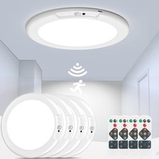 4X Rechargeable Motion Sensor Ceiling Light w...