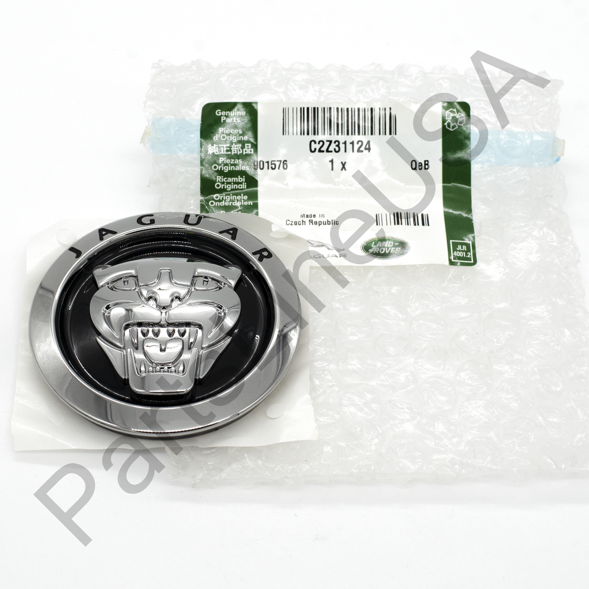 Genuine Jaguar Grille Badge X-TYPE XJ XF X351 X358 70mm Black