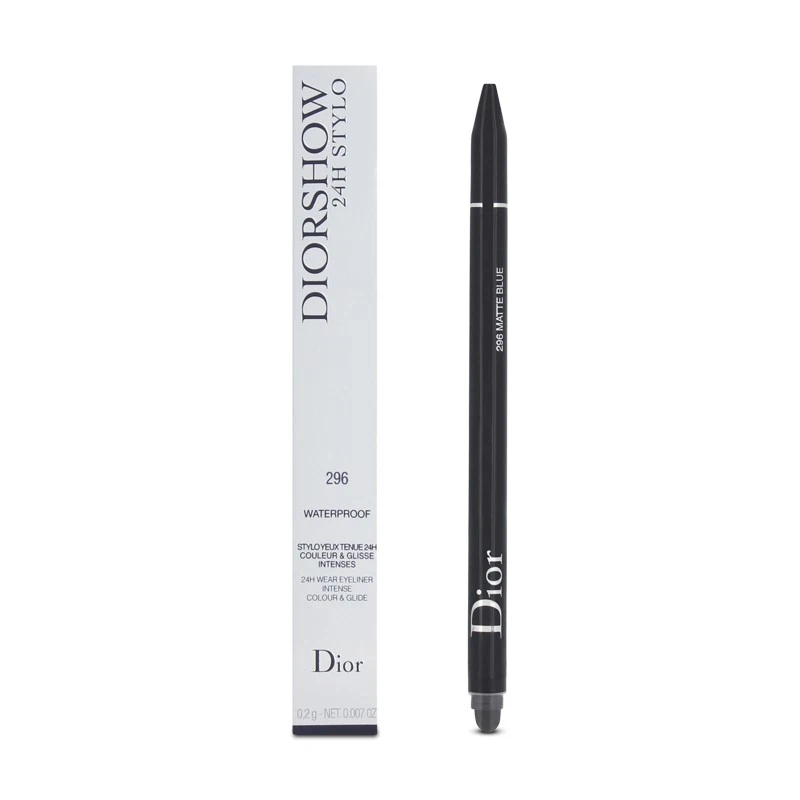 Dior Eyeliner Waterproof 24H 296 Matte Blue Felt Tip Liner Pencil On Stage