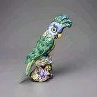 Vintage Stangl USA Pottery Parrot Cockatoo Bird Figurine #3580 Artist TVF