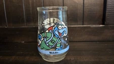 Vintage 1998 Welch's Jelly/Juice Glass Jar Muppets In Space Gonzo The Great #17
