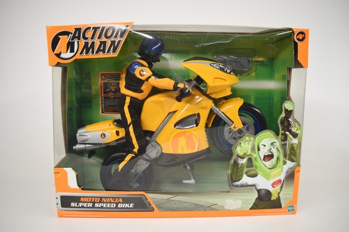 Action Man Moto Ninja Super Speed Bike 2001 Hasbro Nuovo MISB - Imagen 1 de 8
