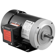 VEVOR 1HP 1725RPM 3-Phase Electric Motor 230/460V TEFC 56C Frame 5/8" Shaft