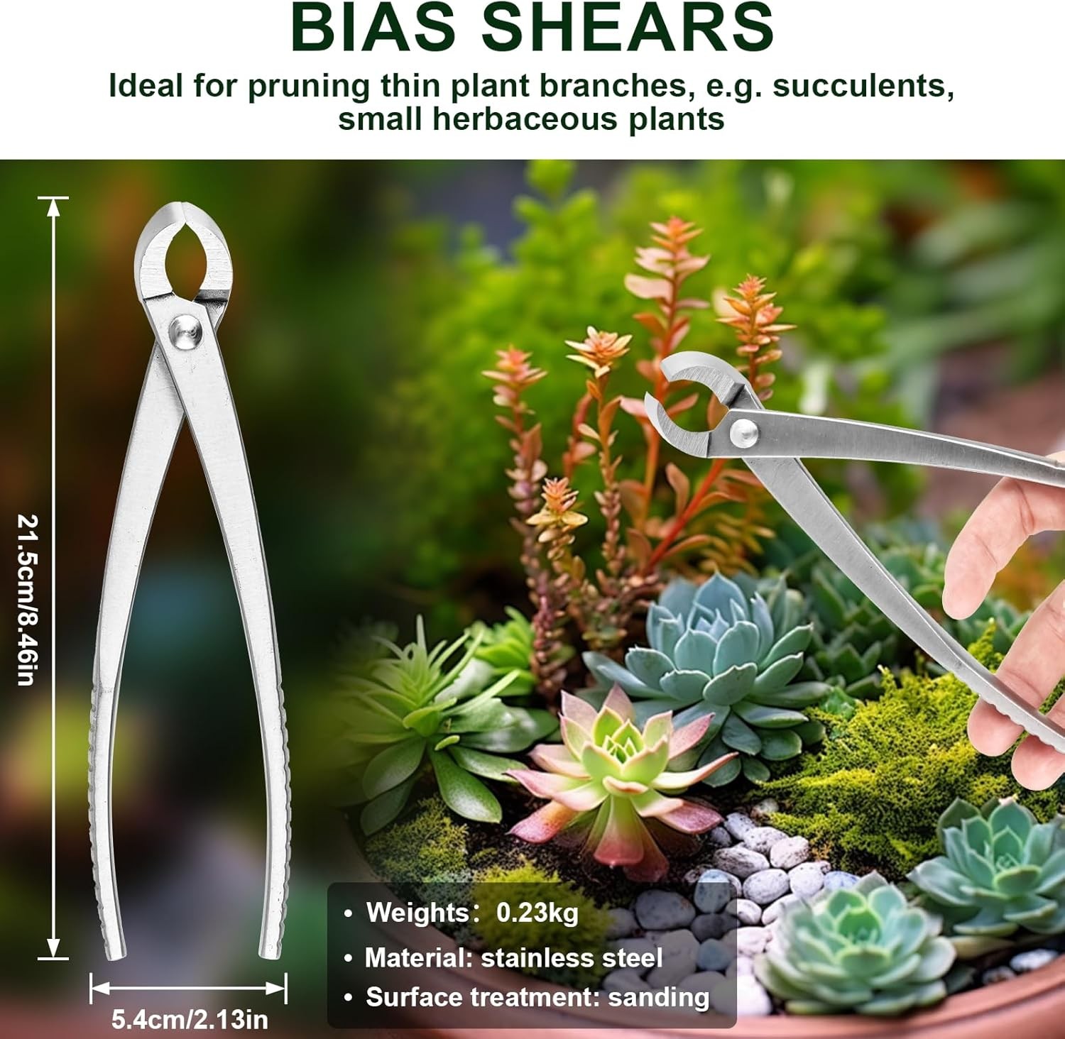 6 PCS Bonsai Pruning Tool Set, 6 Different Roles of Scissors to Meet All the Nee