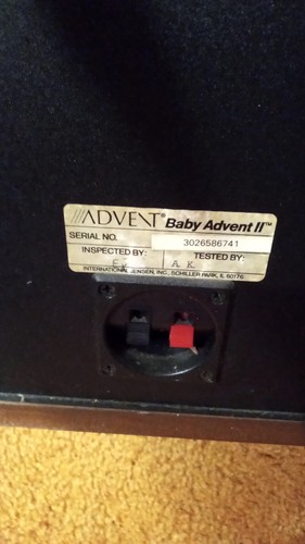 Baby Advent II Vintage Speakers