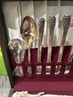 Vtg Daffodil  Rogers IS Silverplate Complete 8 plc settings &- 52 pcs Box - New? — photo 2
