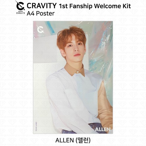 Cravity 1st Fan Club Fanship Welcome Kit Official A4 Poster KPOP K-POP - Picture 2 of 19