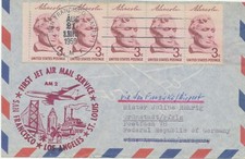 USA 1959 Erstflug A.M. 2 - First Jet Air Mail Service San Francisco - St. Louis
