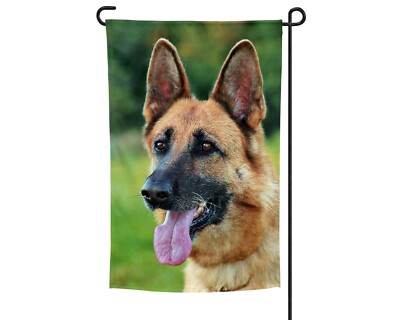 German Shepherd Dog garden flag, yard flag, yard décor, Dog Garden Flag