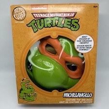 TMNT Teenage Mutant Ninja Turtles Michelangelo Cosplay Costume Top Mask Adult