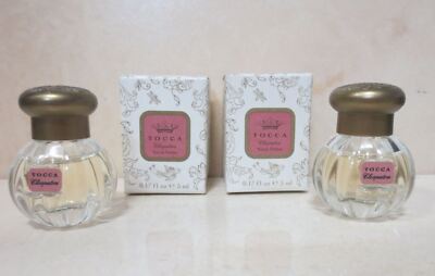 TOCCA CLEOPATRA EAU DE PARFUM SPLASH 0.17 OZ BOXED (LOT OF 2)