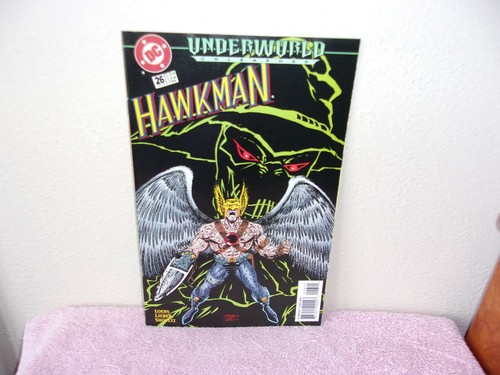 VINTAGE (NUOVO) D C FUMETTO " HAWKMAN & UNDERWORLD UNLEA # 26 ....1995......#1057 - Foto 1 di 4