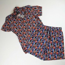 Reason Brand mens 100 AUTHENTIC 2p set button down shirt  shorts size Medium