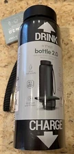 TYLT Power bank stainless steel Bottle 2.0 (24oz) - POWER BANK NOT INCLUDED