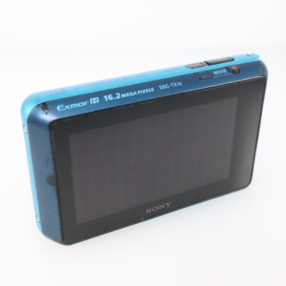 Excellent] Sony Cyber-Shot DSC-TX10 Blue 12.2MP Digital Camera