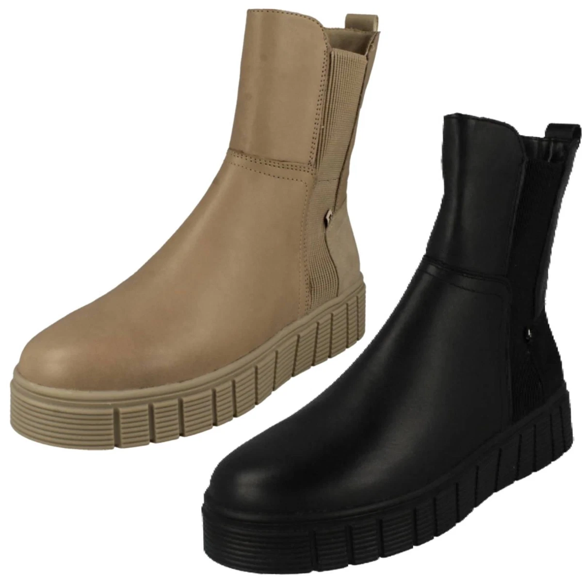 Rieker Women's P8280 Rain Boot, Nero, 36 EU