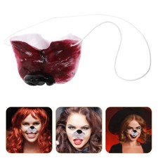 Faux Wolf Dog Nose Vinyl Cartoon Animal Nose Costume Party Cosplay Nose