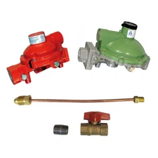Cavagna Kosan Regulator Home Propane Supply Kit 984HP-04 998LP-22 1/2" Outlet