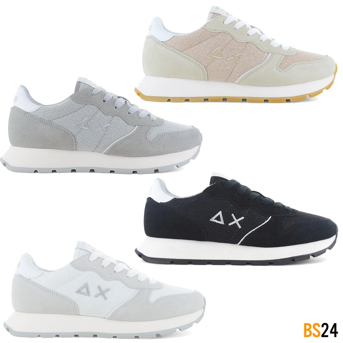 SUN68 Ally Glitter - Mujer Sneakers Ocio Zapatos Zapatillas SUN 68 NUEVO