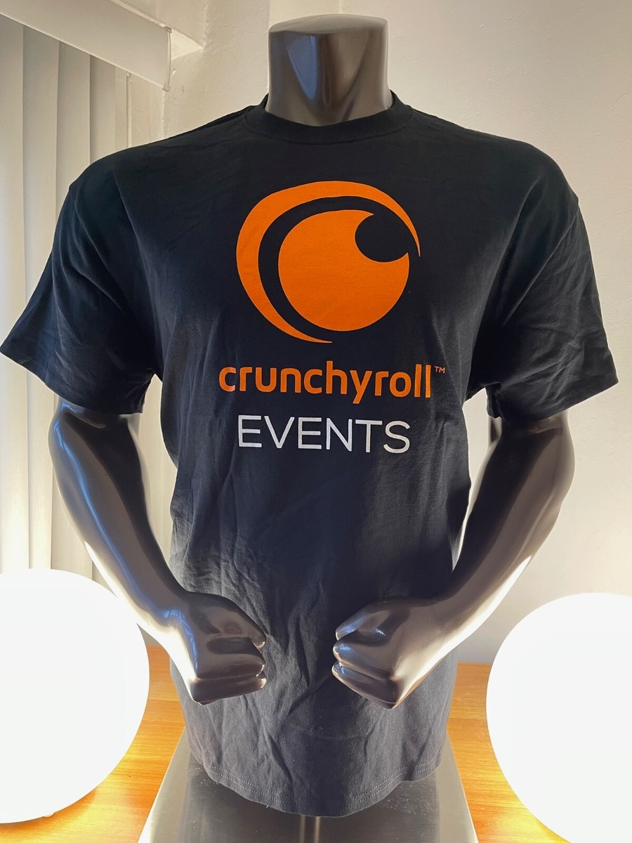 ANIME NYC 2023 ~CRUNCHYROLL EVENTS CREW T-SHIRT UNISEX SIZE