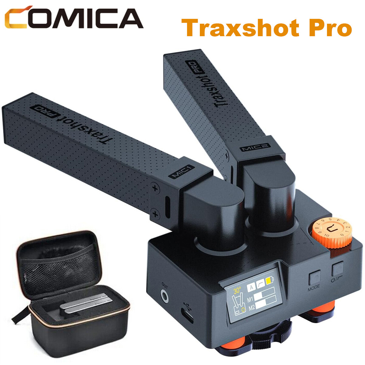 オールインワンガンマイク COMICA Traxshot Amazon | comica Traxshot Pro 小型スーパーカーディオイド変換可能