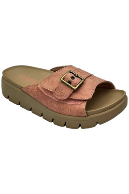 Alegria Women's Adjustable Slide Sandals Janey Petal