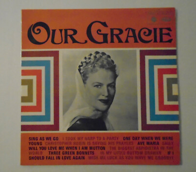 12'' Vinyl Record LP - Gracie Fields - Our Gracie -  MFP 1212  (1967)