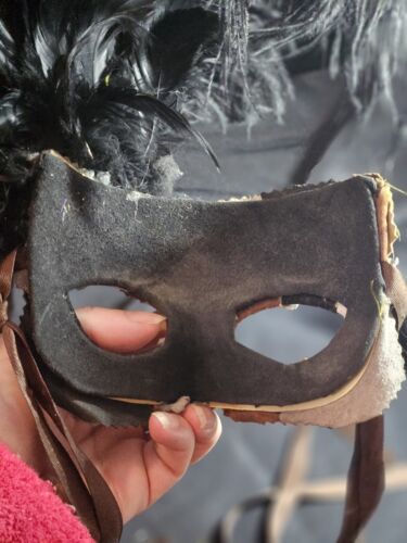 Rare Hand-Crafted Venetian Venezia Masquerade Mask Made in Italy 11x18 2.20z - Picture 6 of 6
