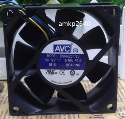 For AVC 7025 DS07025T12U Fan 12V 0.70A 4pin 70*70*25mm #am | eBay