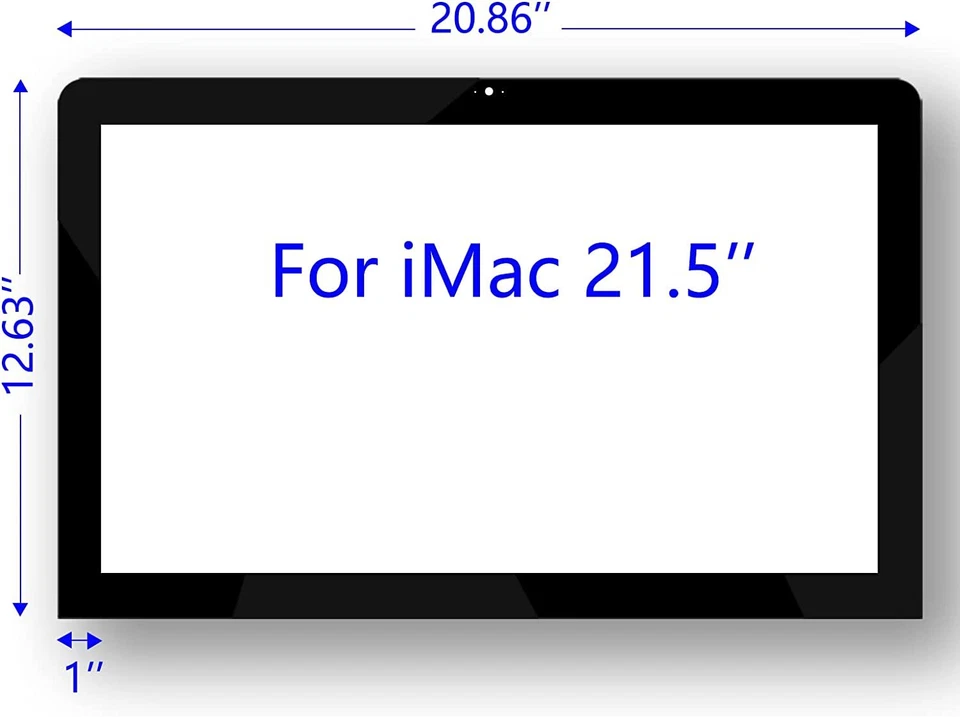 A1418 A2116 Glass For Apple iMac 21.5 Inch Front Screen Panel Protector Glass - Image 2 of 4