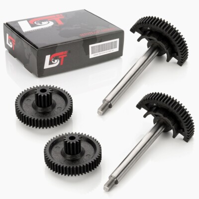 2x Drosselklappenstutzen Stellmotor Zahnrad Welle für BMW 3er 5er 6er S65 S85