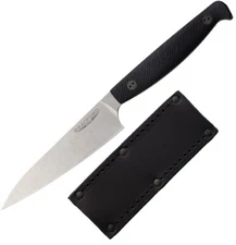 Bradford Knives Paring Kitchen Knife 3.8 AEB-L Steel Full Blade Black G10 Handle