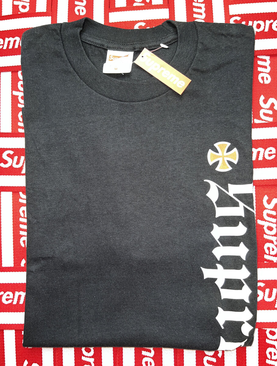 Supreme x Independent Old English T-Shirt!!!Black!!Size Medium