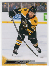 Matt Grzelcyk 22-23 Upper Deck Series 1 Base Common #14 Boston Bruins