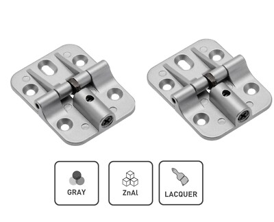 Butterfly Türscharniere für Falttür 180 Grad Lift System 2 Stück
