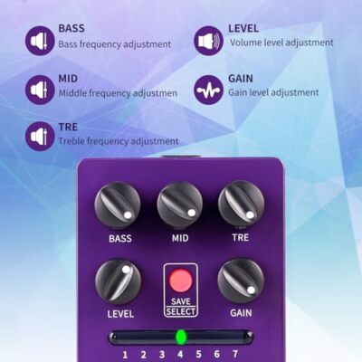 FS06-F06 FLAMMA FS06 Digital Preamp Pedal Built-in Cabinet 