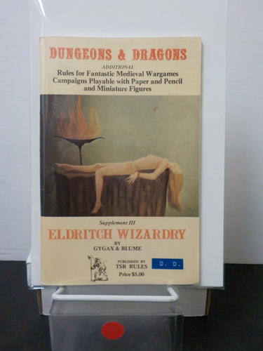 G331 TSR Eldritch Wizardry supplement 3, 1976 1st Printing, Vintage, Rare D&D - Picture 1 of 10