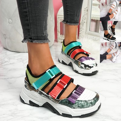 cut out chunky trainers