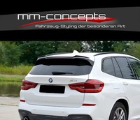 CUP Dachspoiler Ansatz Schwarz FüR BMW X3 G01 M Paket MX3 Aufsatz Spoiler ABS
