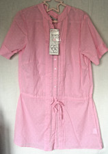 BNWT LADIES ELIZABETH SCOTT PINK TUNIC BLOUSE SIZE S/M SUMMER HOLIDAYS