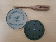 New D.D. ADAMS TUSCARORA LEGEND 4" CRYSTAL GLASS/GLASS TURKEY CALL  NWTF