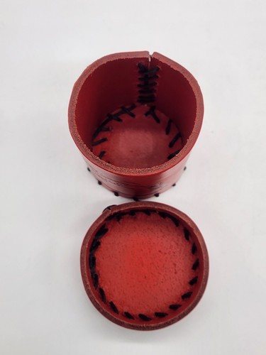 Taza de dados de cuero rojo dragón negro Q-Workshop - Imagen 9 de 9