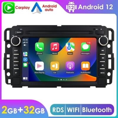 2+32G For Chevrolet GMC Buick Chevy CarPlay Android Car Radio Stereo GPS NAVI BT